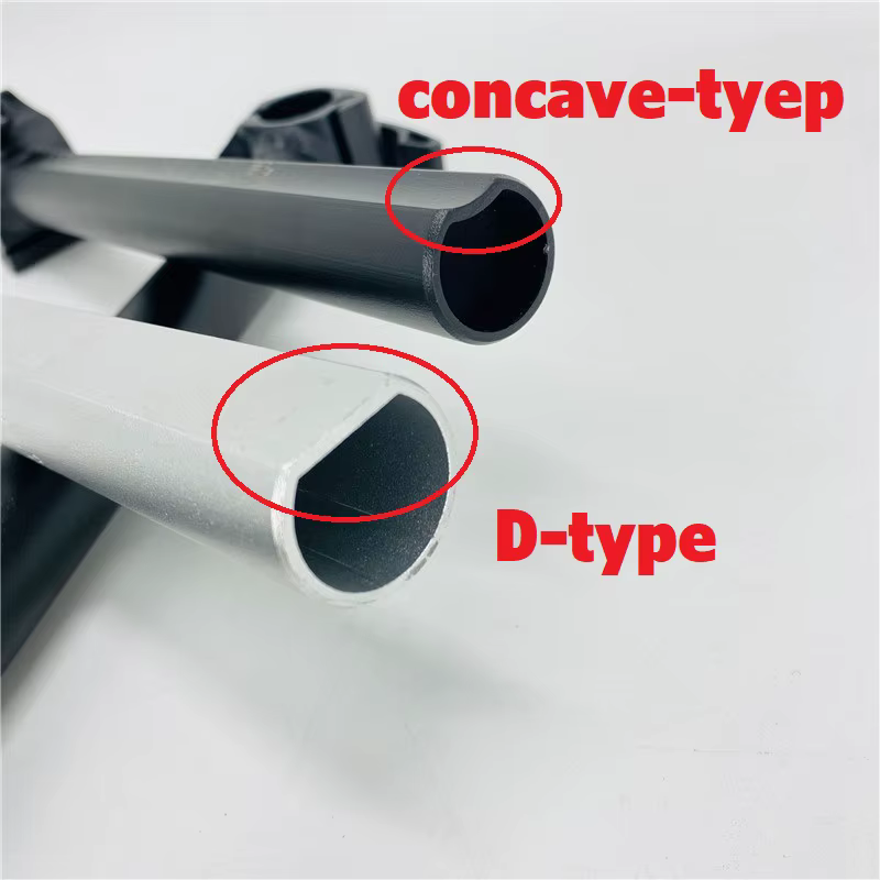 Tige télescopique de vélo électrique pliant à Double Section
