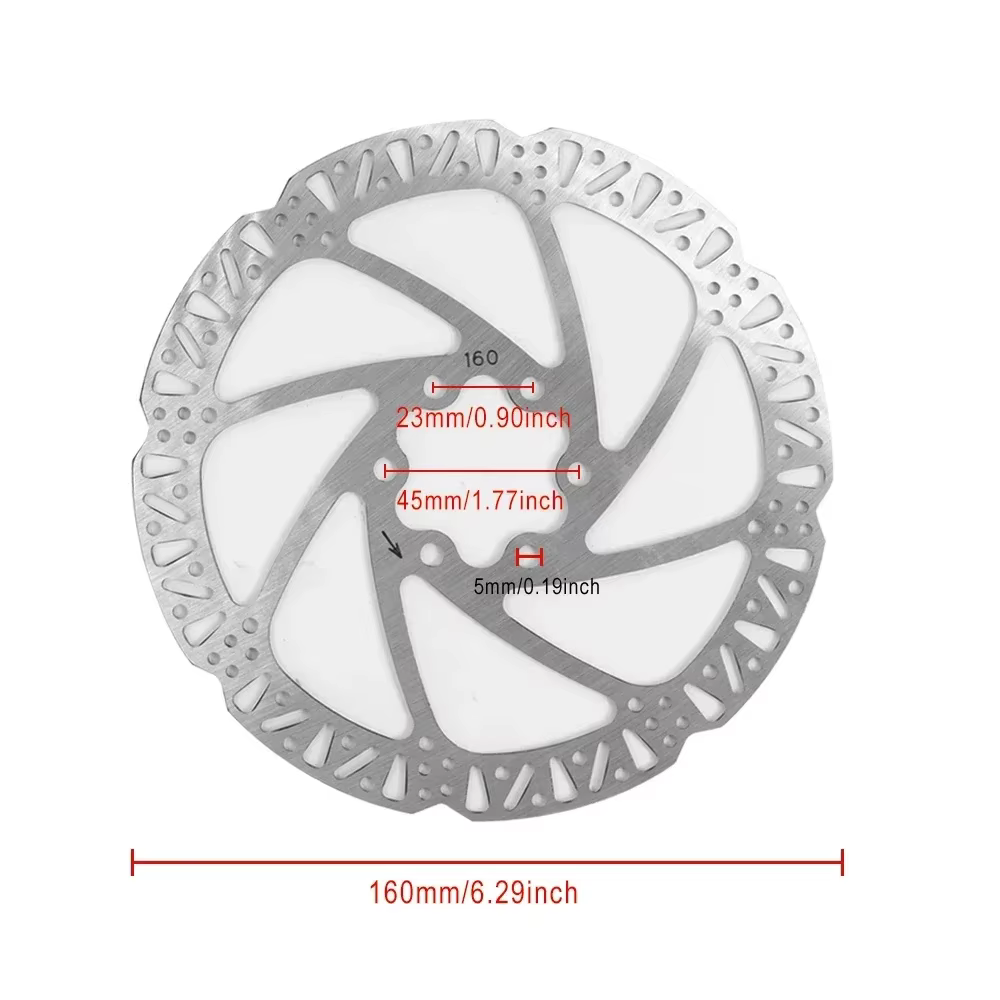 Remplacement de disque de frein de Scooter électrique 160mm pour Teverun Fighter 11/11 + pour Blade GT/GT + II pièces