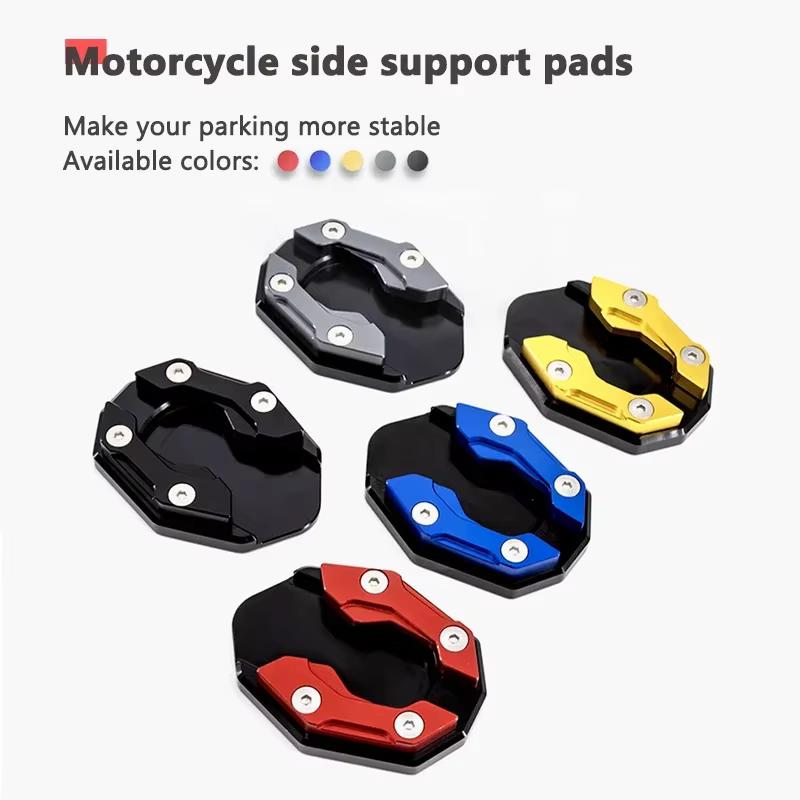 Plaque de Support de Pied Latéral en Alliage d'Aluminium pour Scooter