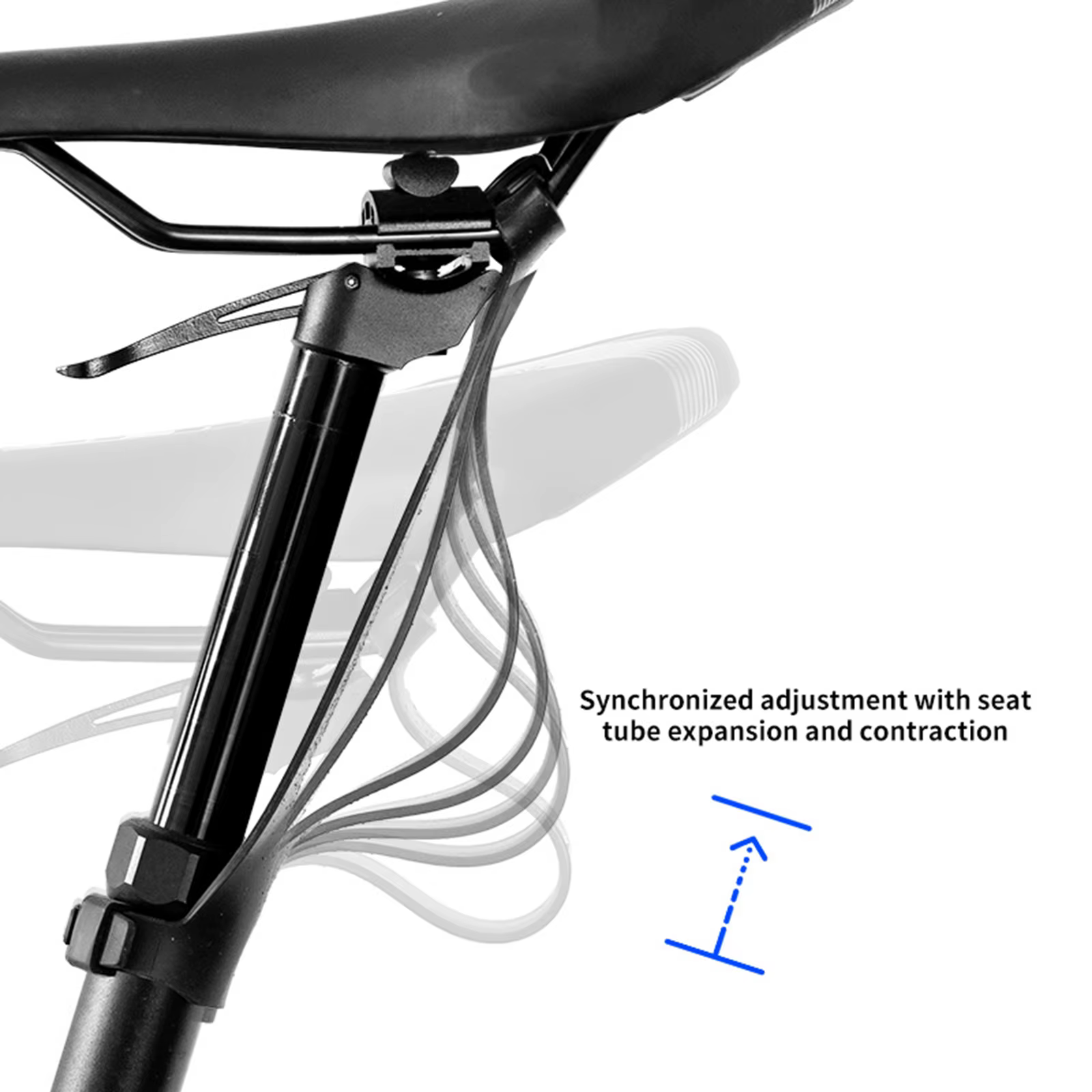 Garde-boue pour tige de selle de vélo