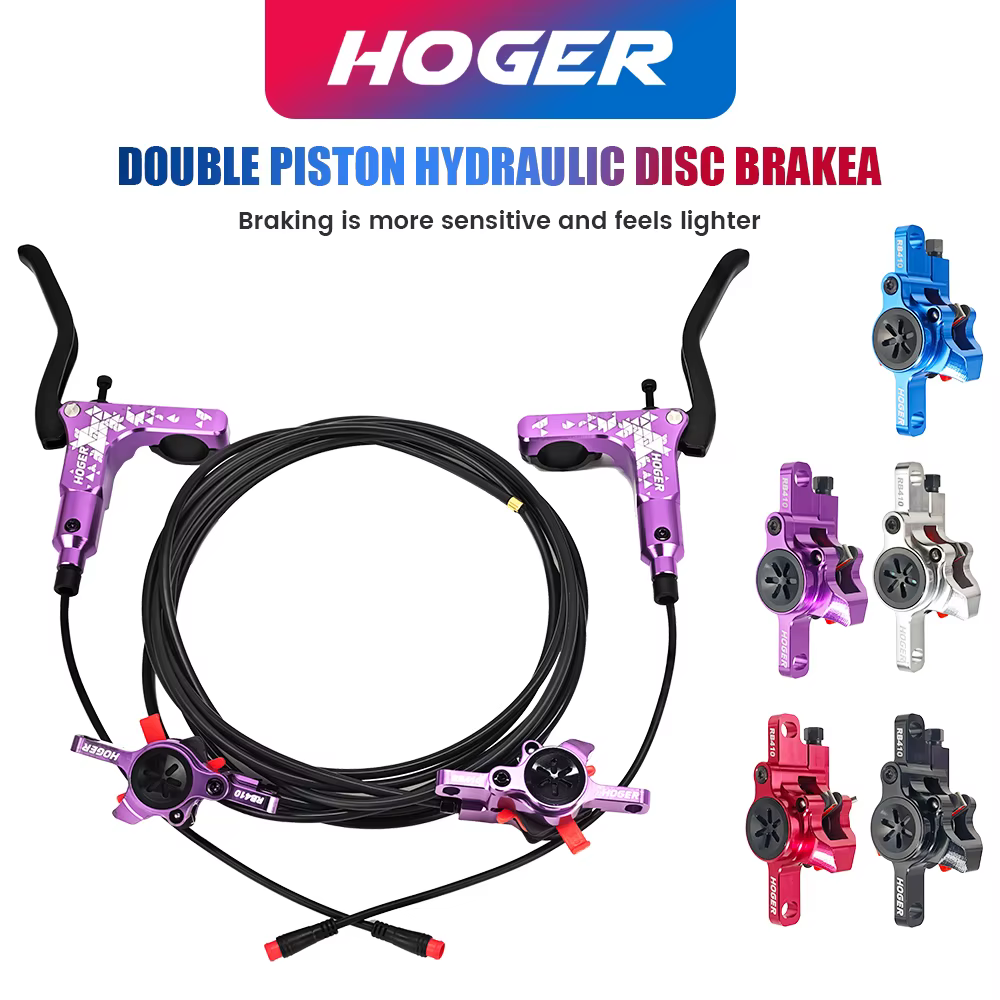HOGER e-bike vtt jeu de freins à disque hydrauliques électrique E Scooter contrôle de puissance manette de vitesse