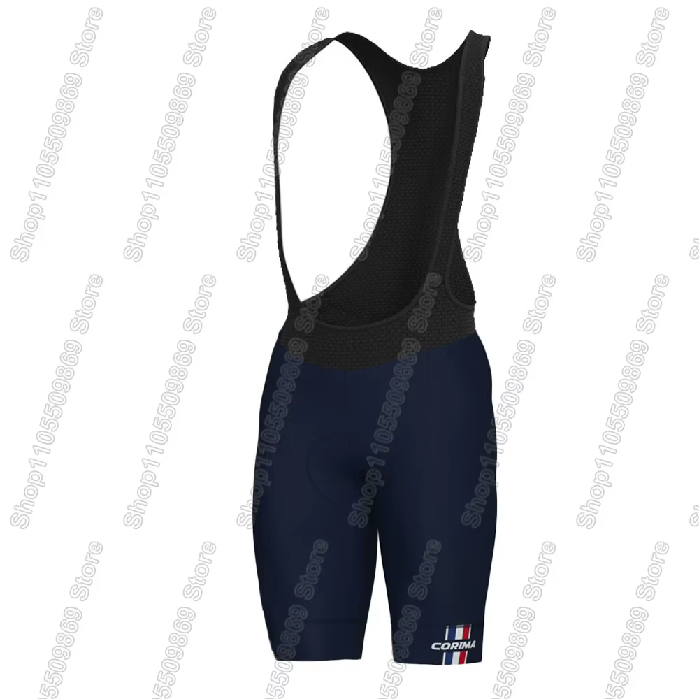 Ensemble Maillot et Short Cycliste Équipe Nationale de France 2026 – Tenue VTT et Vélo de Route à Manches Courtes
