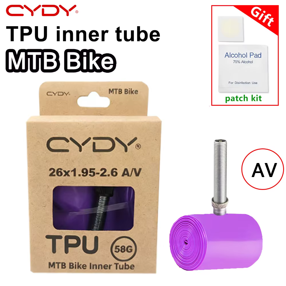 Chambre à air de vélo VTT CYDY en TPU