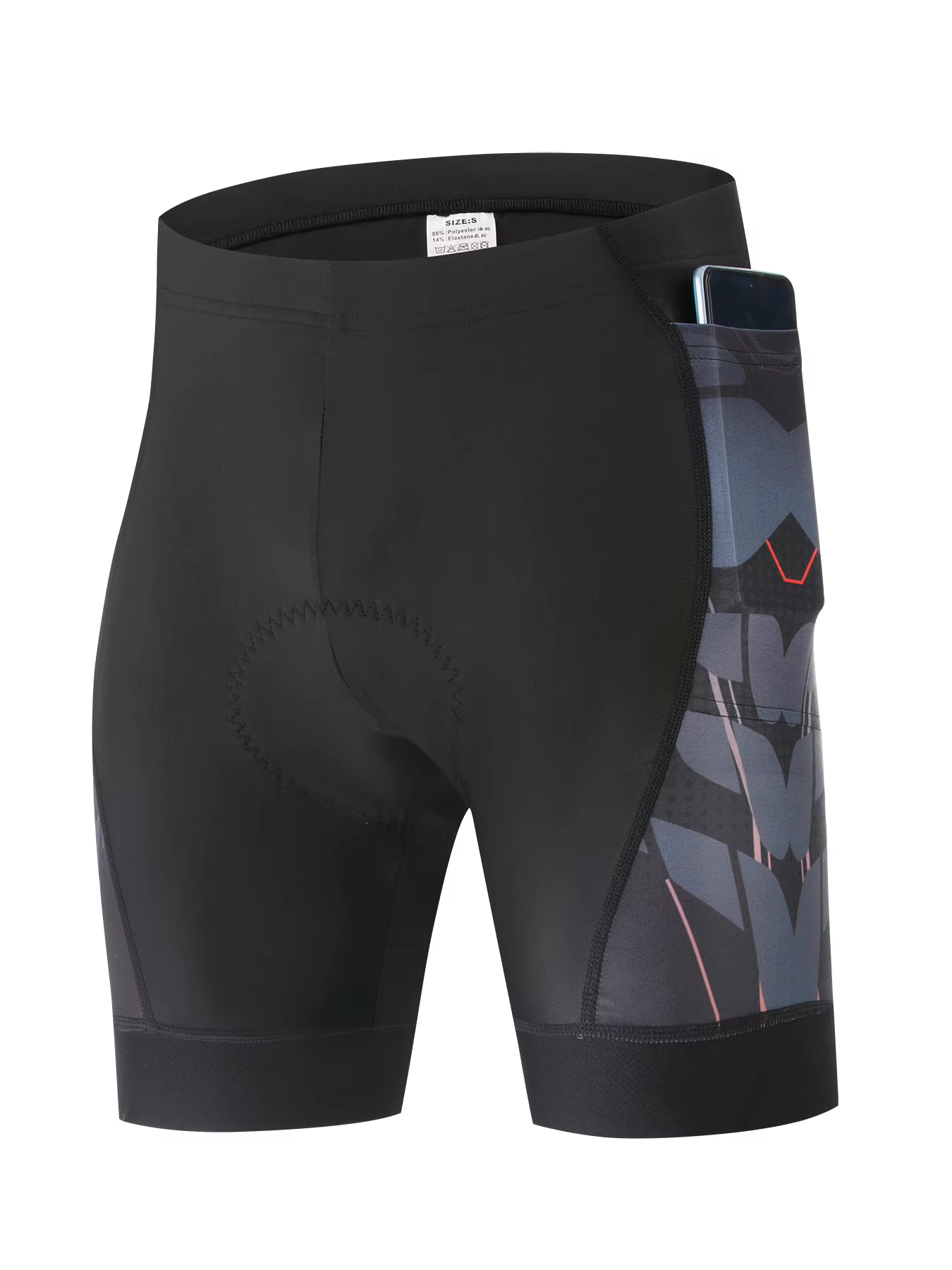 Shorts de cyclisme pour hommes avec rembourrage 3D