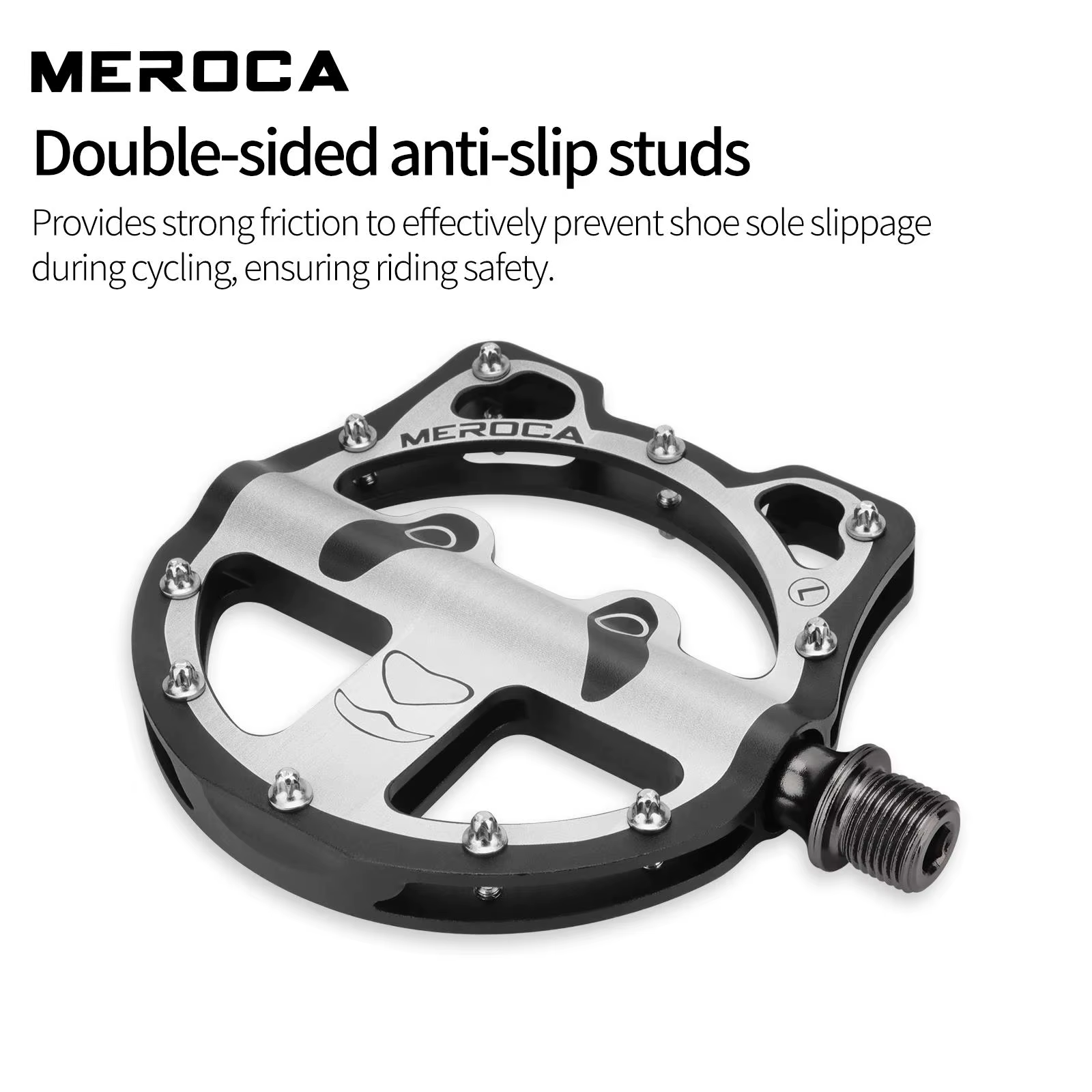 Nouvelle pédale de vélo dessin animé Panda forme 3 roulements en aluminium pliant
