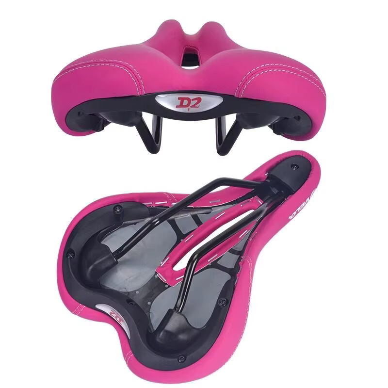 Selle de vélo VELO Original VL-4126 pour femme, en PU, creuse, confortable, avec absorption des chocs, pour VTT, route, vélo pliant