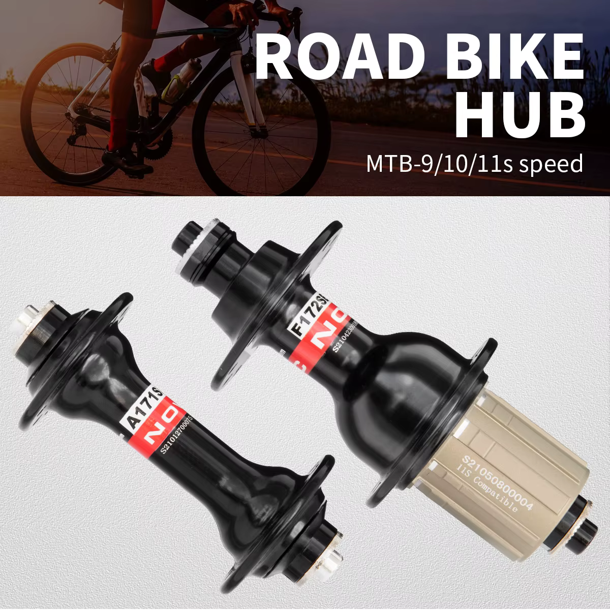 Moyeux de vélo de route 171/172
