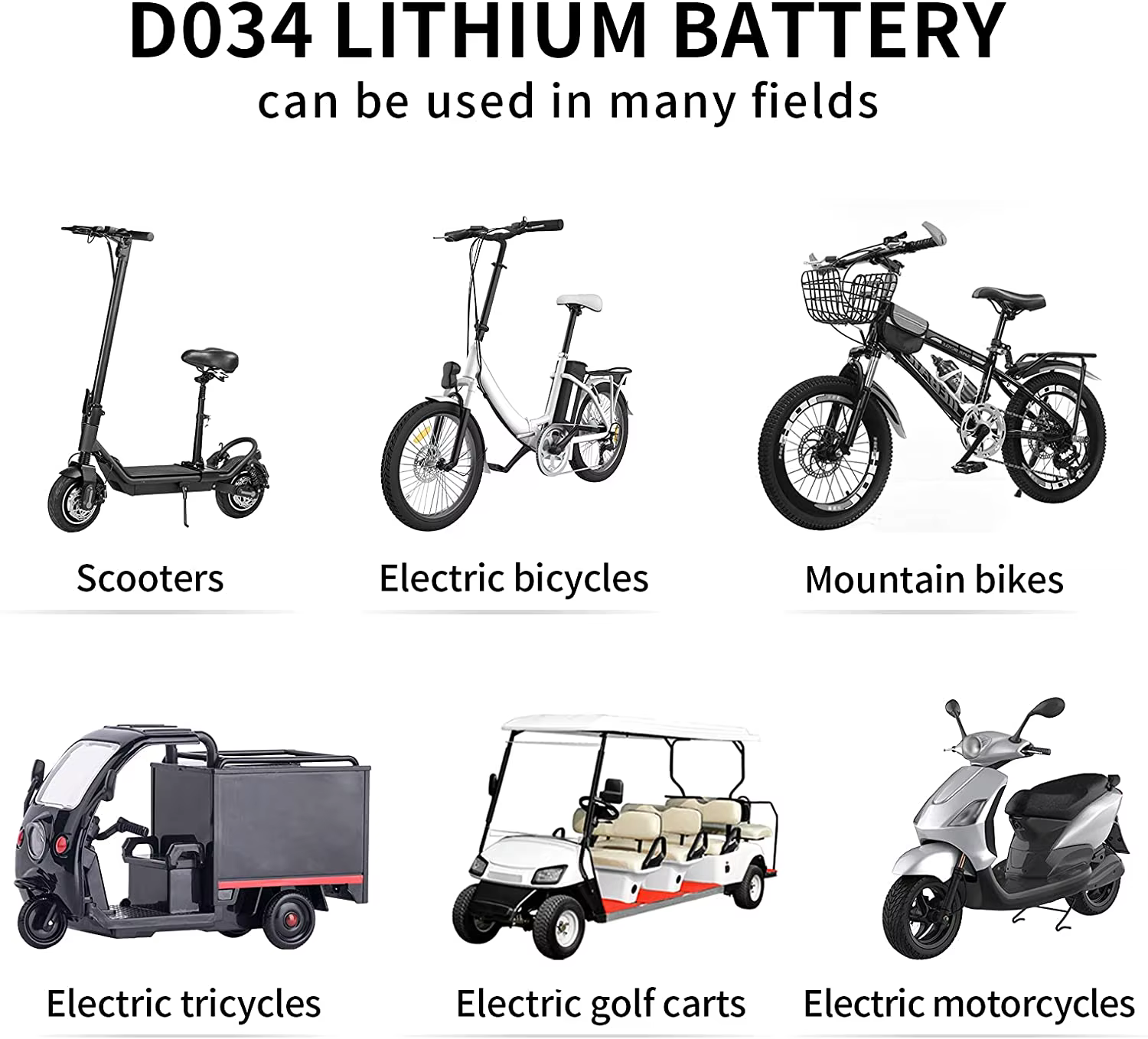 Batterie de vélo électrique 72V 40Ah