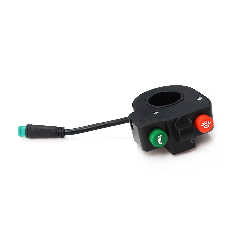 Scooter électrique étanche guidon phare klaxon clignotant interrupteur pour KUGOO M4/PRO