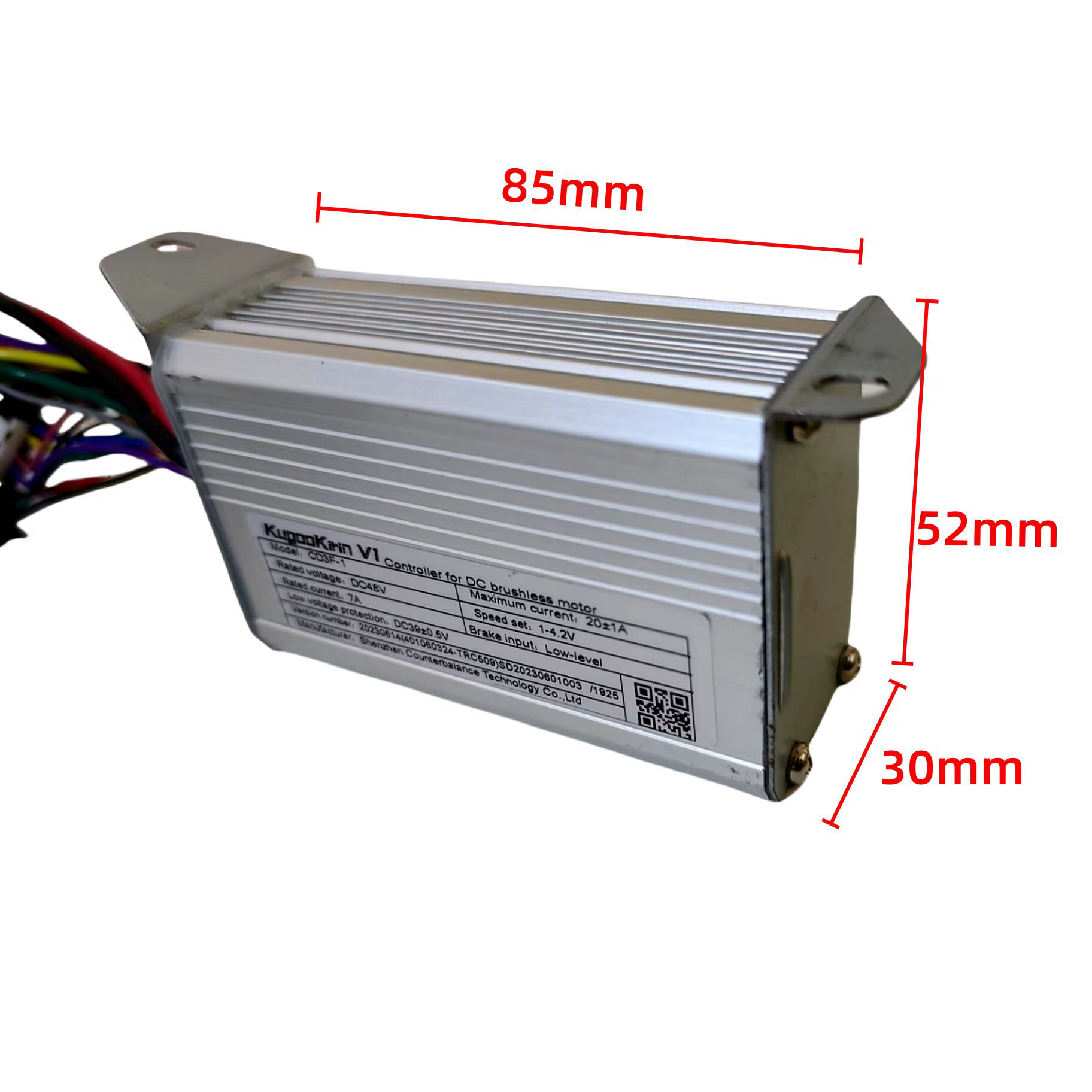 DYU D3F vélo électrique Original 36 V/48 V DC contrôleur sans brosse e-bike remplacer les pièces de rechange