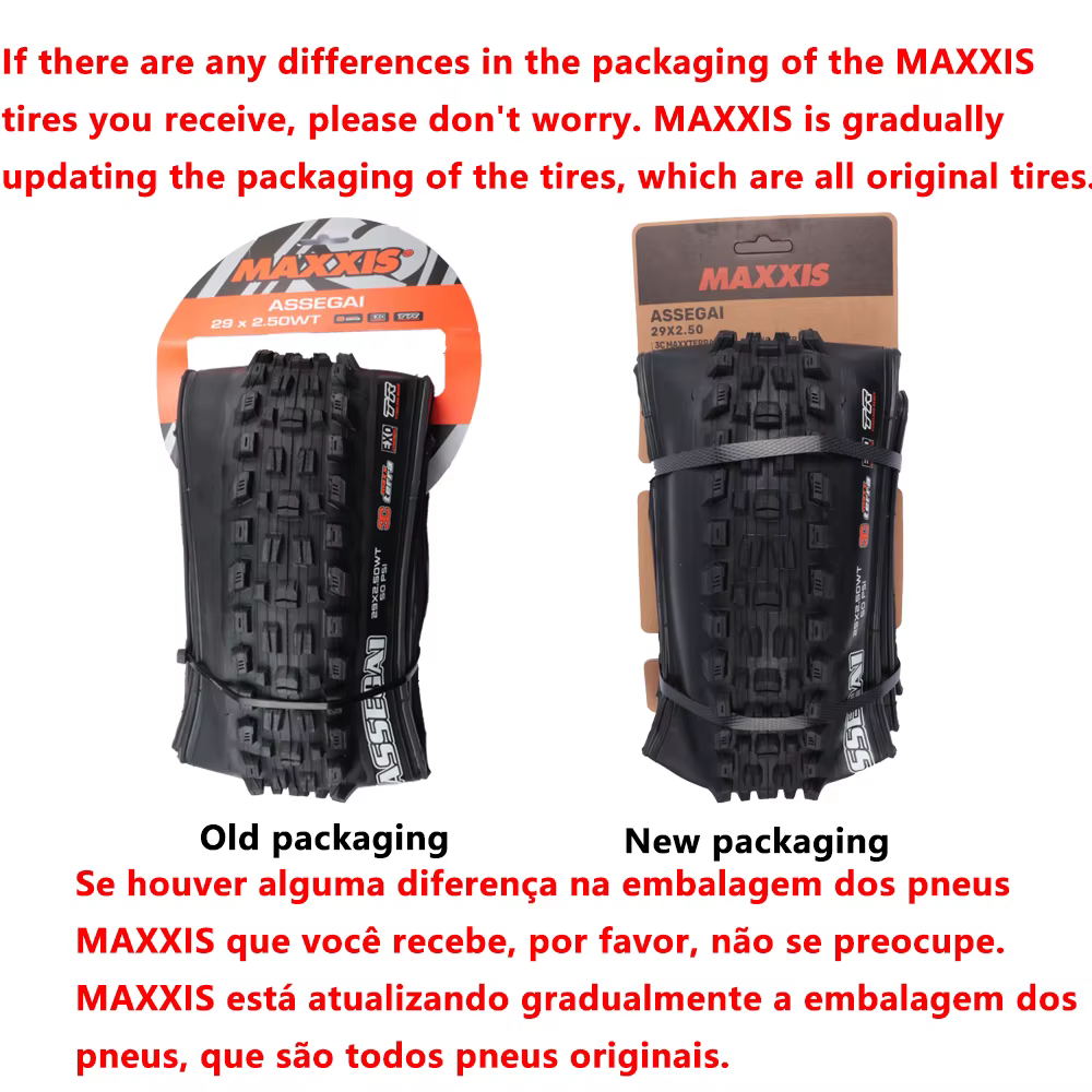 MAXXIS ASSEGAI pneus de vélo Anti-crevaison d'origine sans tube prêt EXO 27.5 29 pour toutes les conditions de descente enduro de sentier