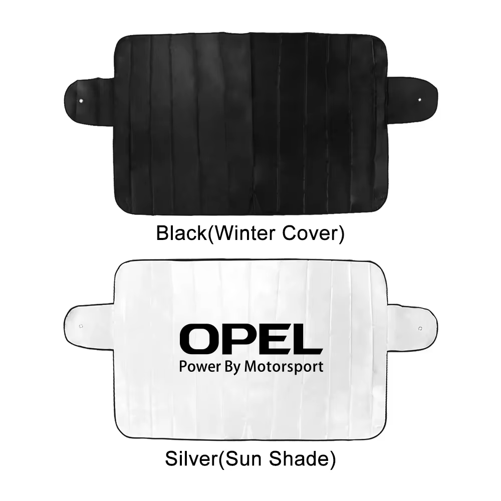 Couverture de pare-brise avant de voiture, accessoires automobiles, pare-soleil, Opel Corsa C D Astra H J G K Insignia Vectra C B Meriva a Zafira Tigra