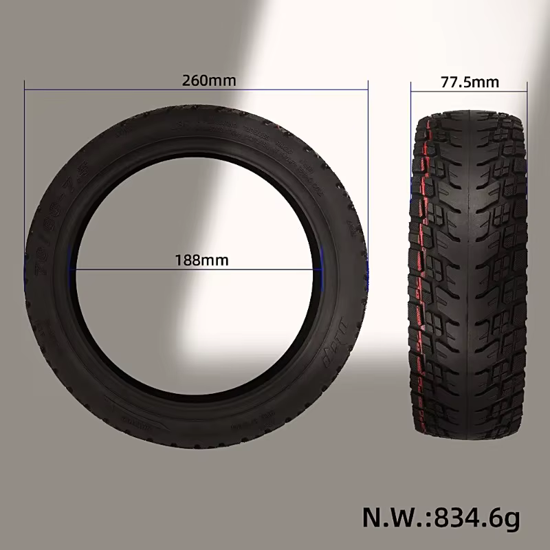 Pneu tubeless tout-terrain 70/60-7.5 pour ZT3 ZT3 Pro