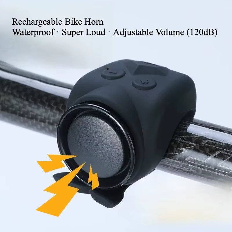 Klaxon électrique rechargeable pour vélo