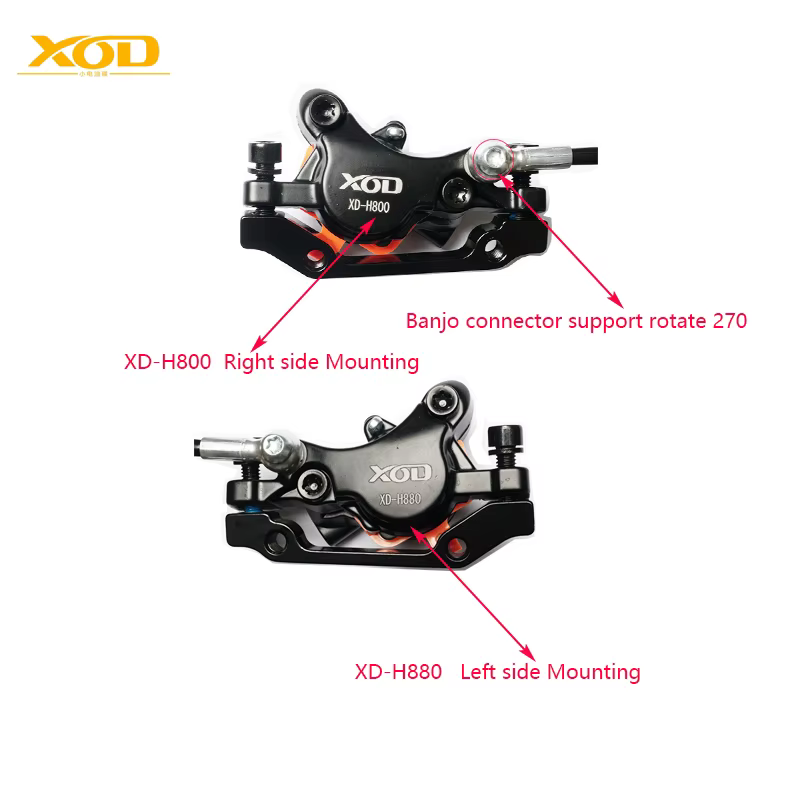 XOD H800/H880 Scooter électrique frein à disque hydraulique mise hors tension