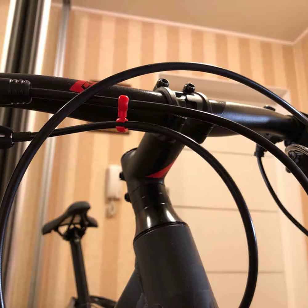 10 pièces/ensemble Clips de ligne transversale de vélo câble d'engrenage de frein