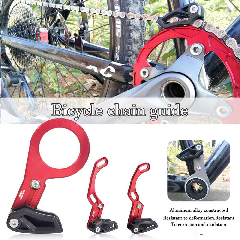 Guide de chaîne de vélo CNC à anneau unique