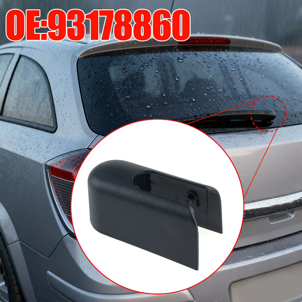 Couvercle de bras d'essuie-glace de pare-brise arrière de voiture, écrou de montage, accessoires automobiles pour Opel Corsa E E E [2014 – 2018] Hatchback