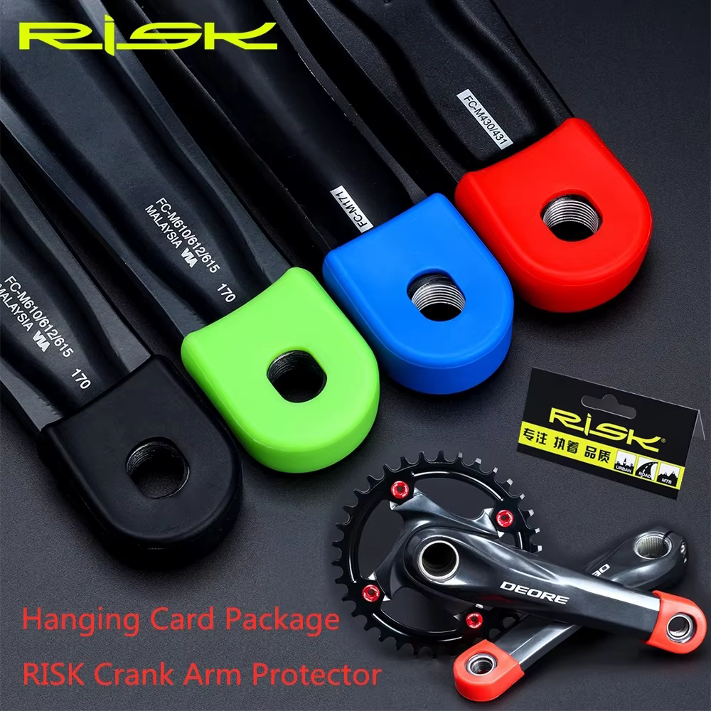 Couvercle de protection de manivelle de vélo en Silicone