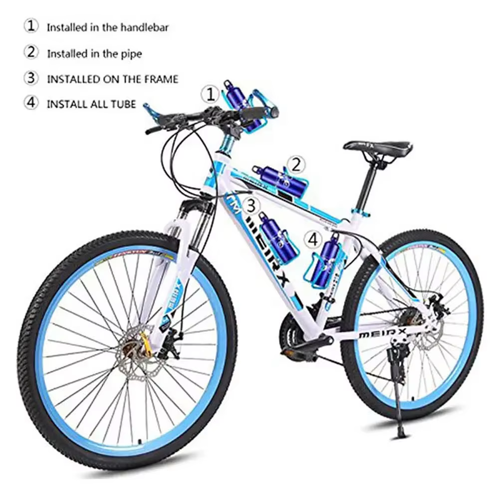 Porte-bouteille T1 en alliage d'aluminium pour vélo de montagne pliant