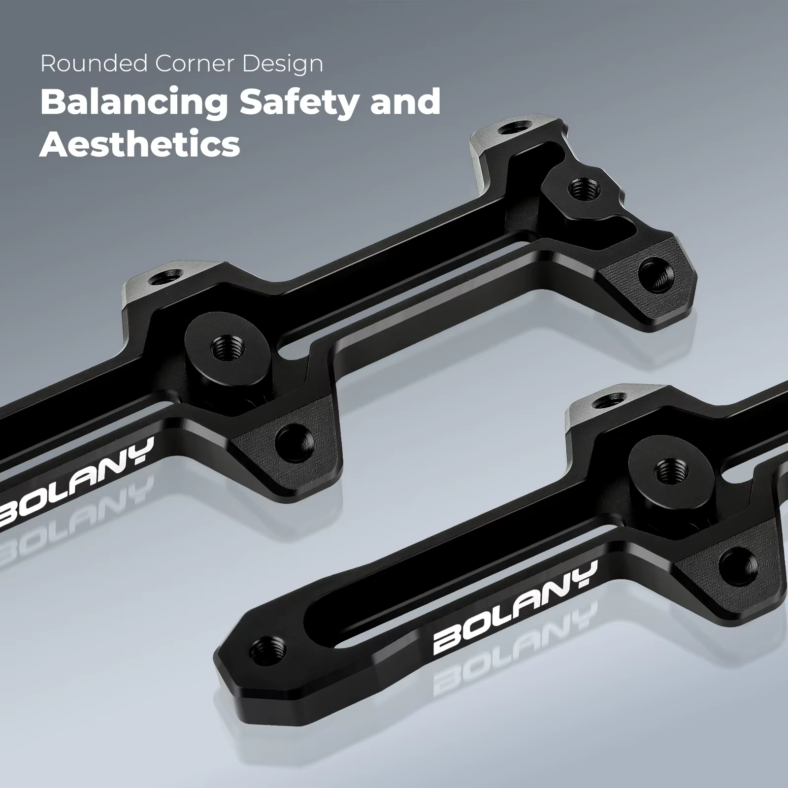 BOLANY Double tête vélo porte-bidon support d'extension en alliage d'aluminium VTT cadre tasse d'eau bouilloire support cadre d'extension