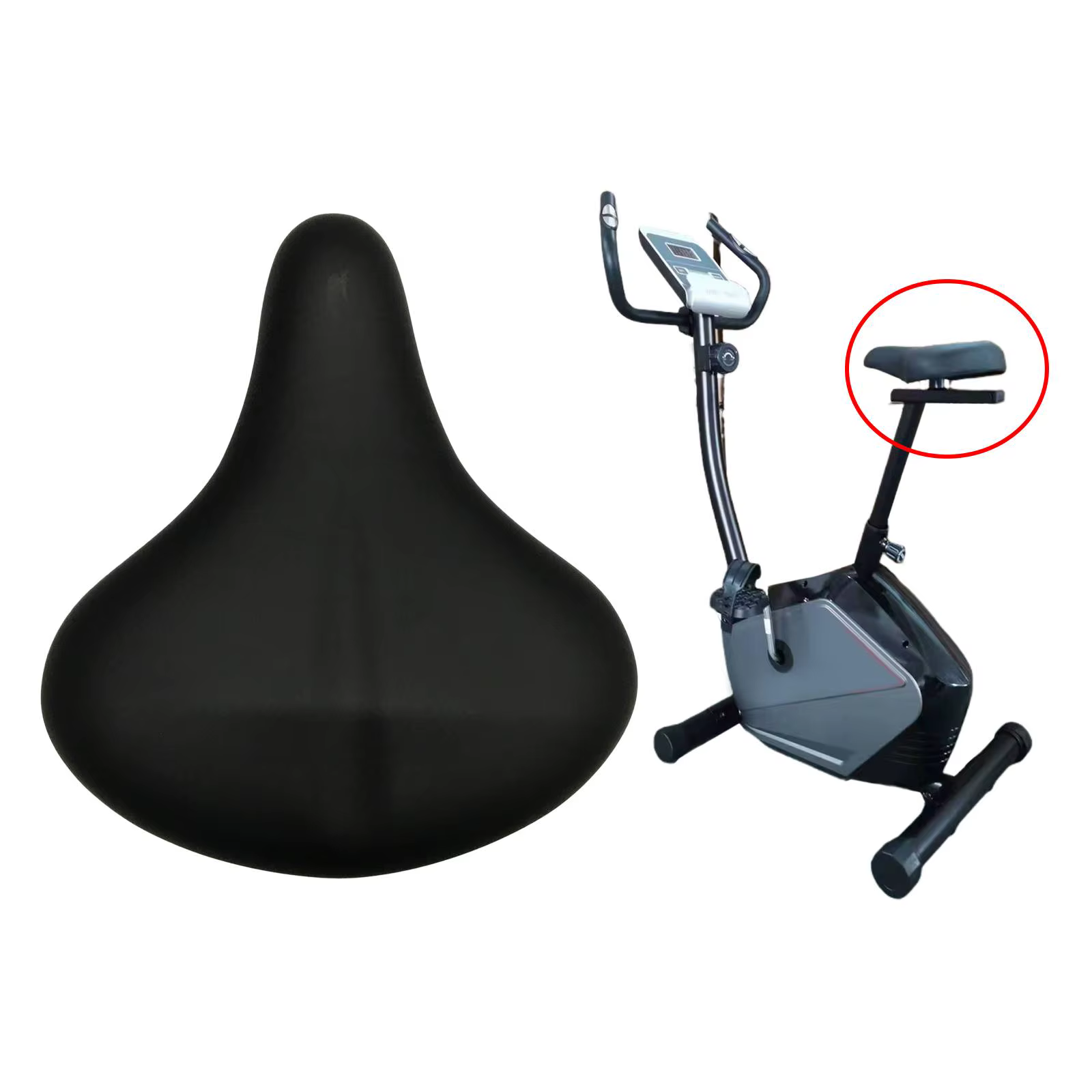 Siège de vélo confortable universel rembourré en mousse imperméable