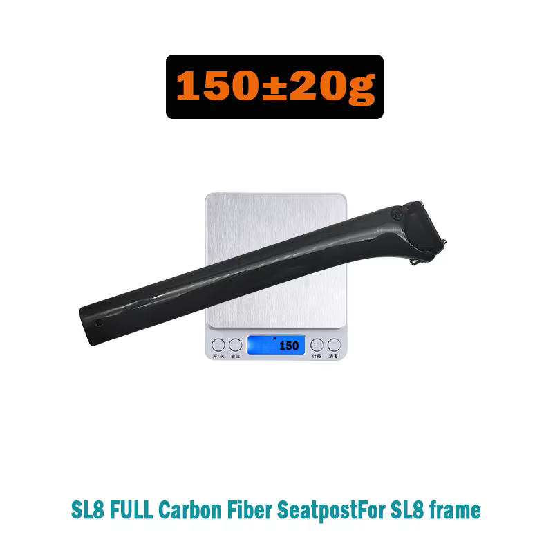 Tige de selle de vélo en carbone pour vélo de route SL8