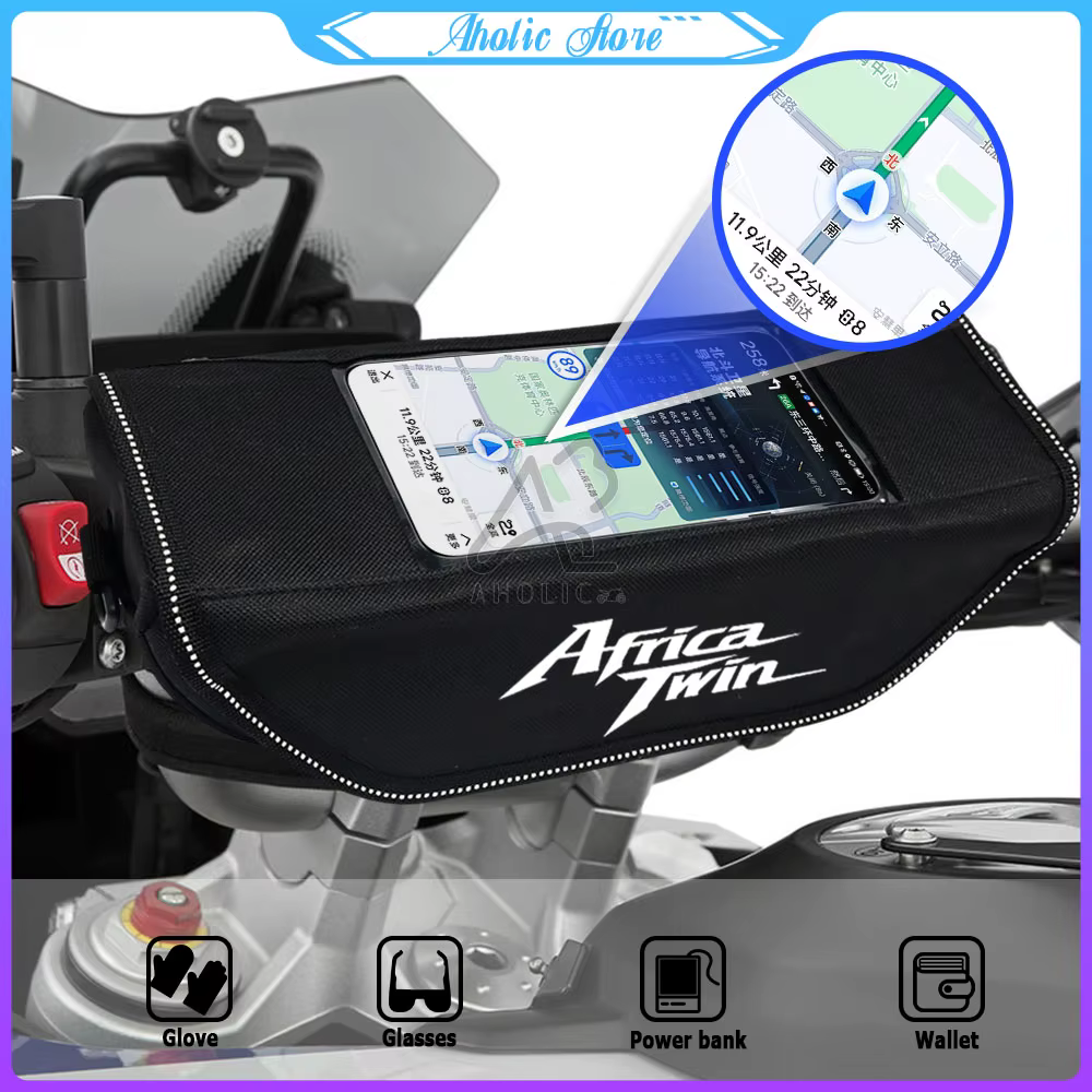Sac de guidon de moto Africa Twin, sac de navigation de voyage étanche pour HONDA Africa Twin crf1100L