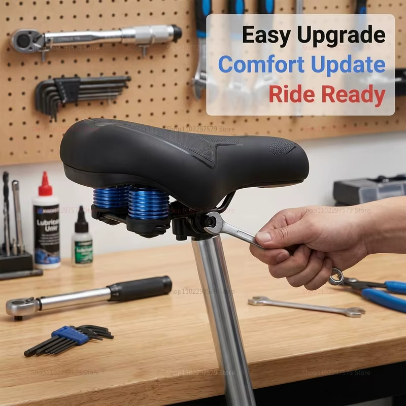 Selle de vélo de montagne robuste et confortable
