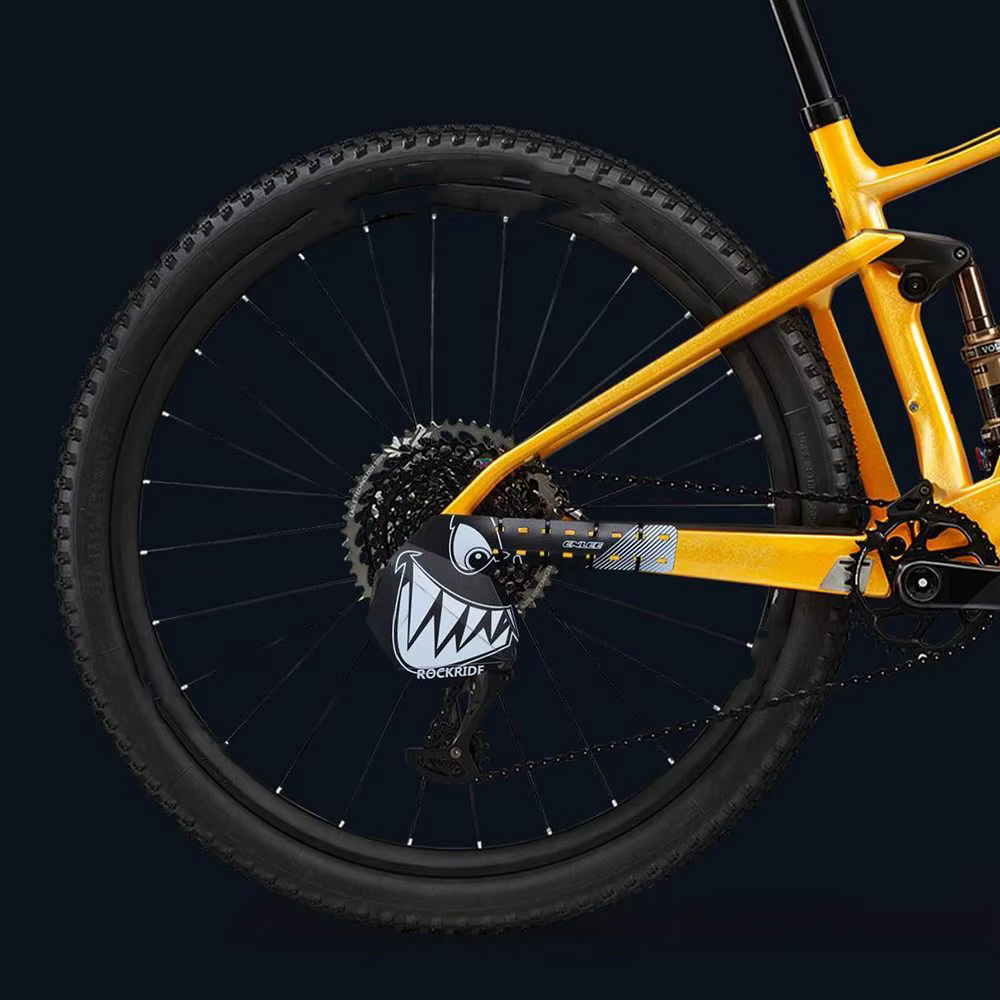 Plaque de protection noire pour dérailleur arrière de vélo