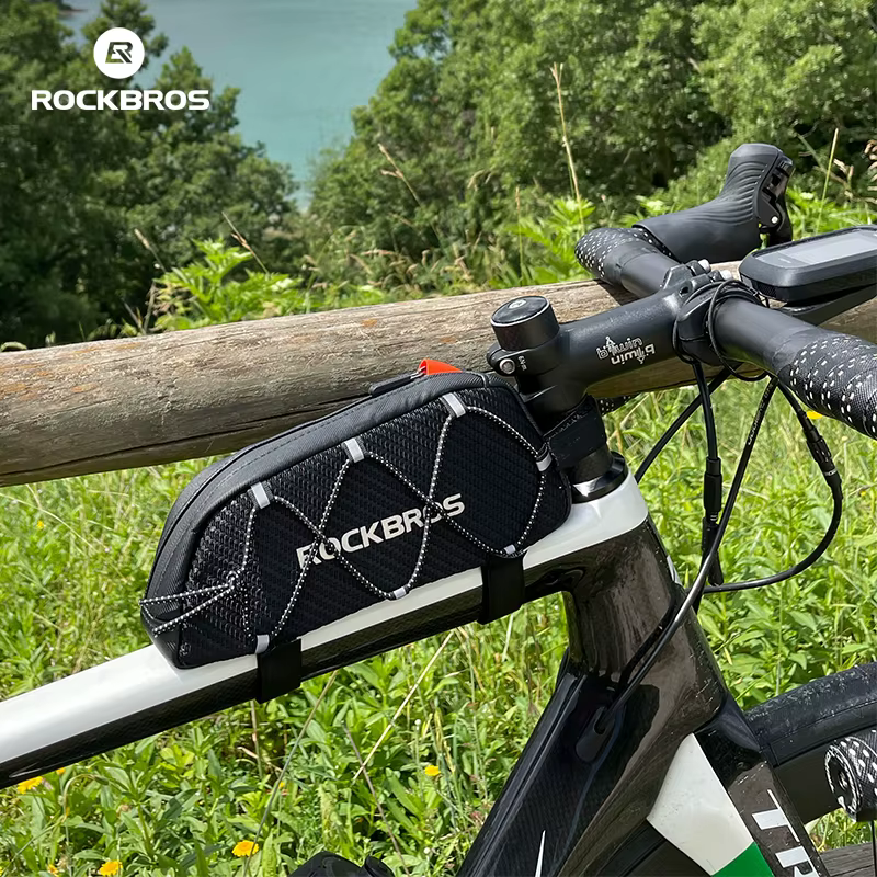 ROCKBROS sac de vélo étanche réfléchissant avant cadre supérieur Tube sac ultraléger sac