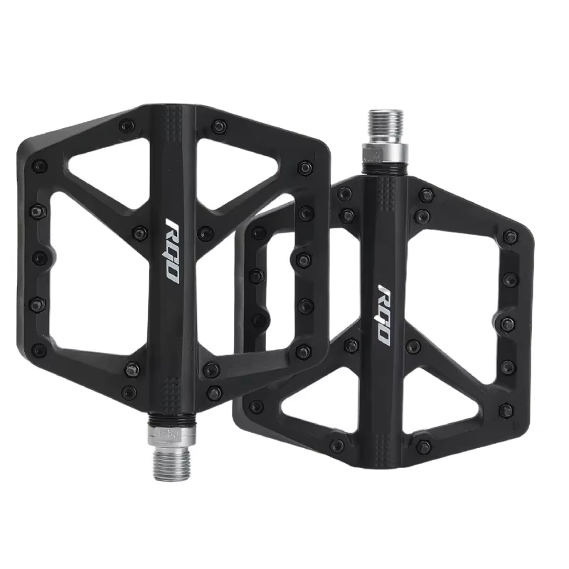 RGO pédales de vélo vtt plate-forme en Nylon repose-pieds plat VTT poignée de palette roulements de pédalier