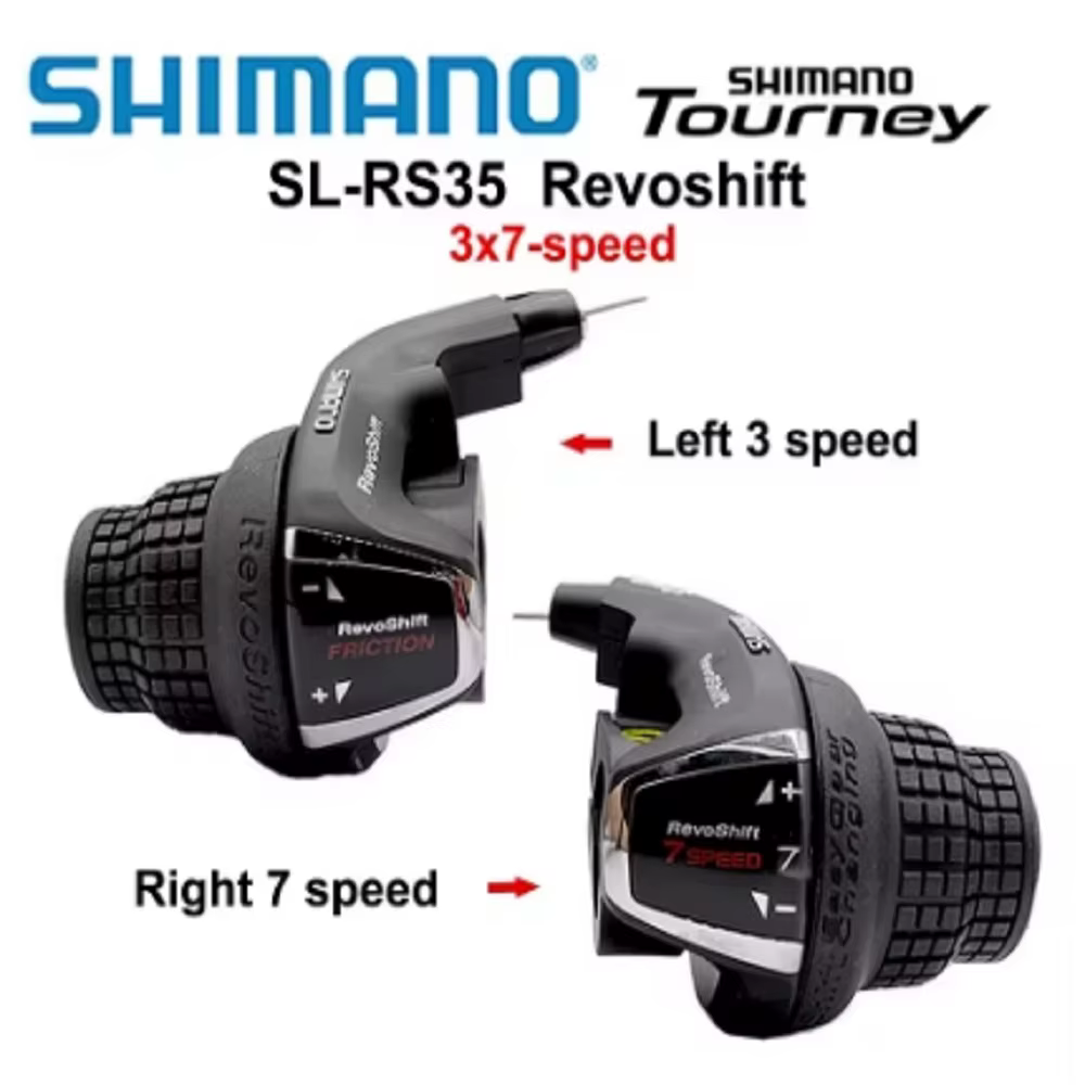 Shimano Revoshift SL-RS35 3X6s 3X7s poignée torsion manette de vitesse 18S 21s vtt vélo levier de changement