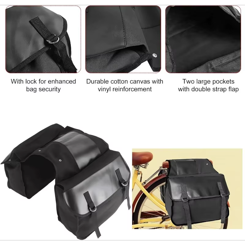 Sac de vélo double face 30-40L