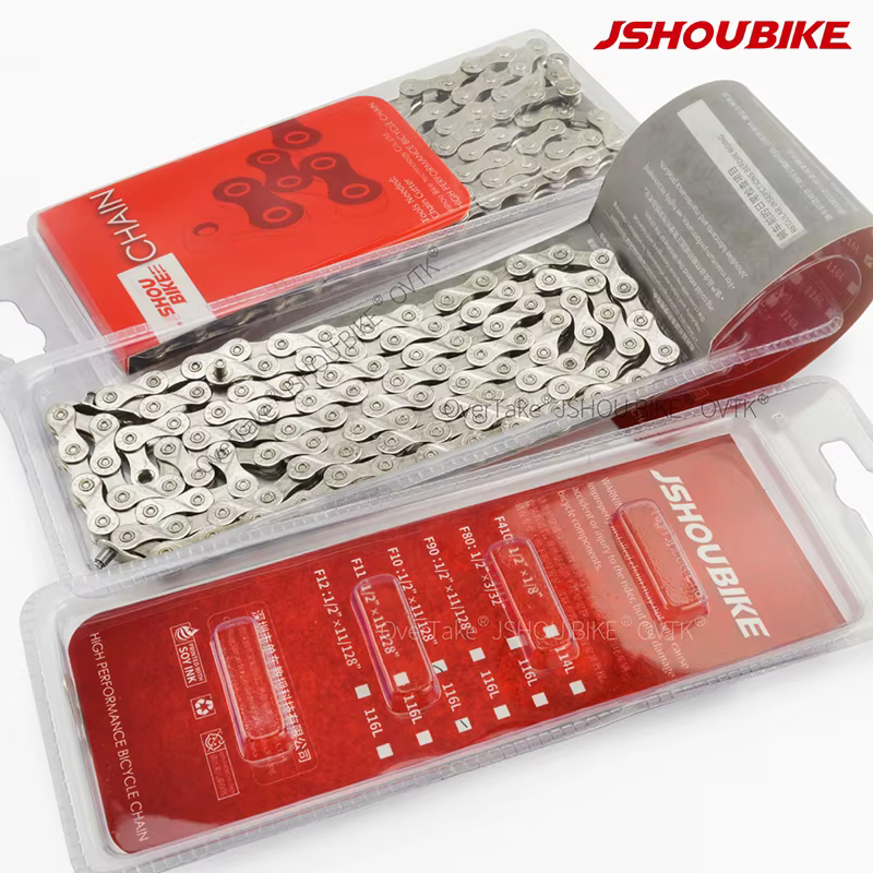 JSHOUIKE 1/6/7/8/9/10/11/12 vitesses chaîne VTT vélo de route galvanoplastie prévention de la rouille vtt