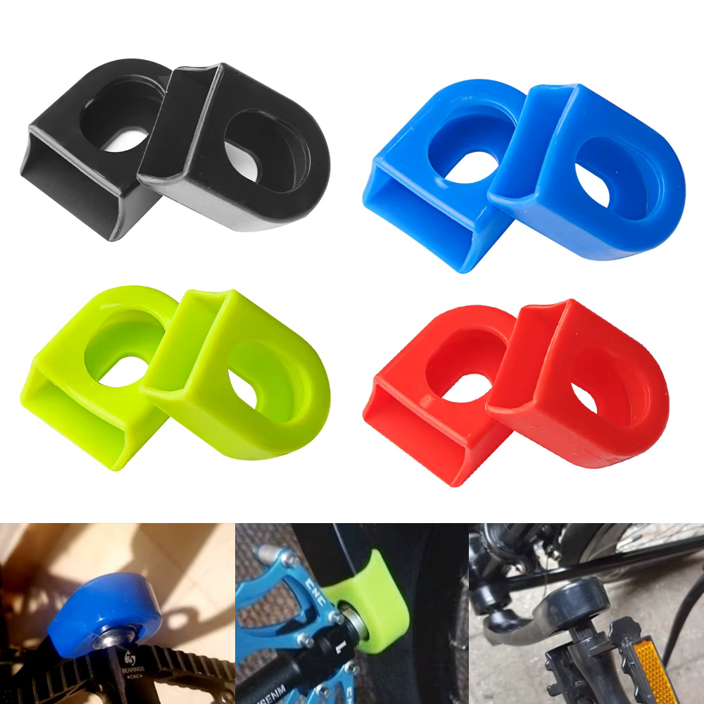 Couvercle de protection de manivelle de vélo en Silicone