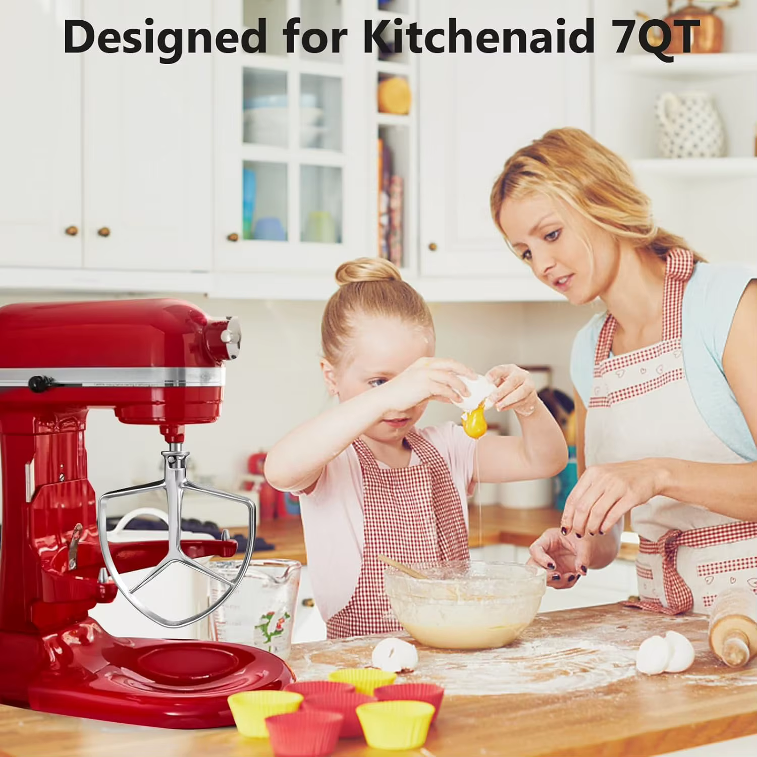 Accessoires de pièces de fixation auxiliaires pour mélangeur sur socle, palette auxiliaire pour Kitchenaid, 7 pintes