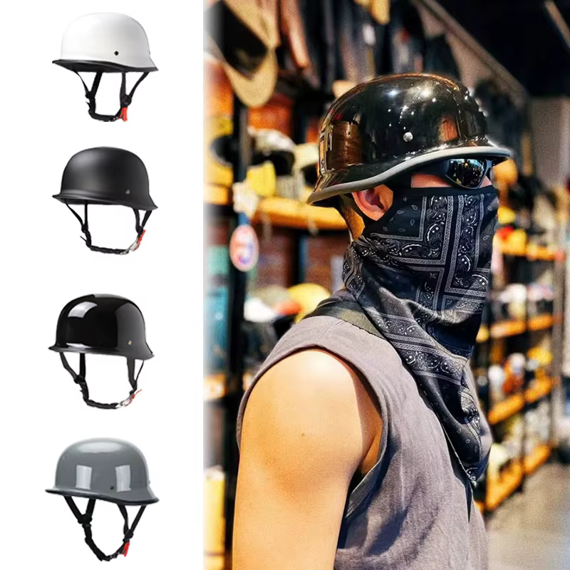 Demi-casque Vintage allemand