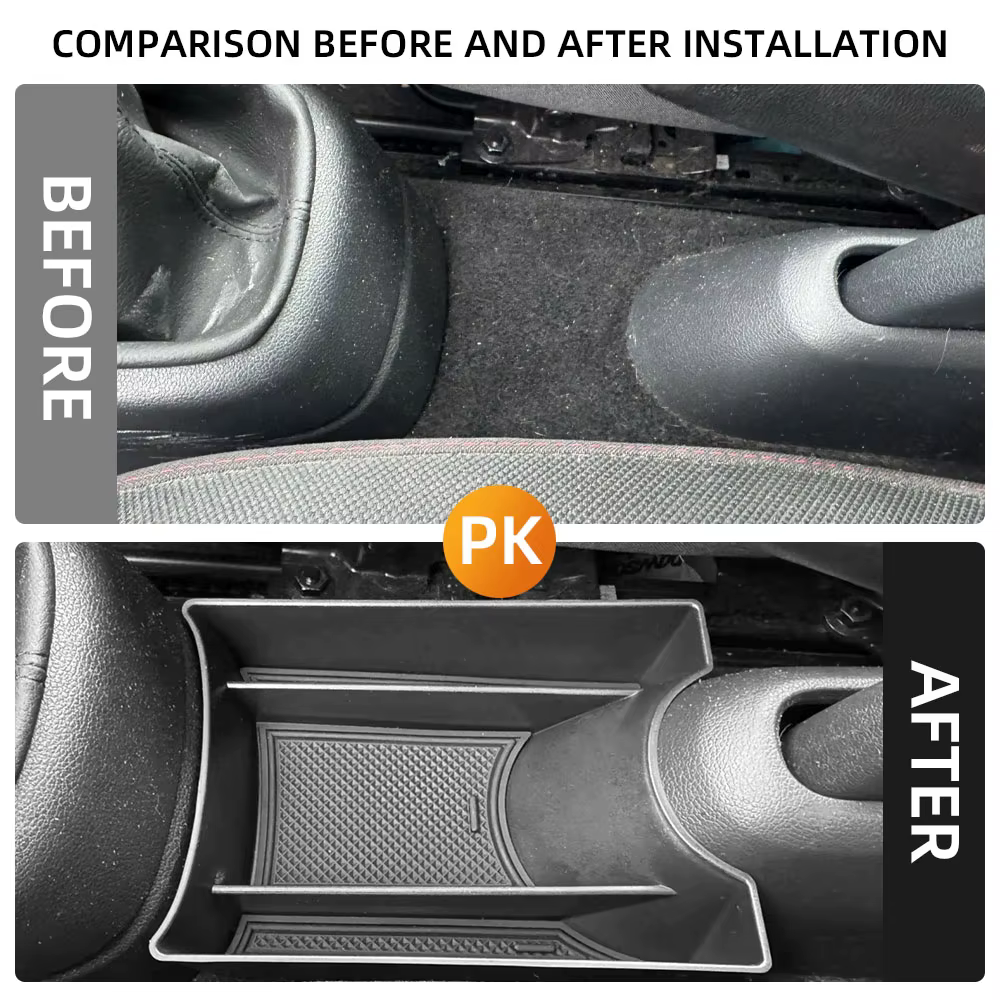 Accoudoir de Console centrale de voiture, boîte de rangement, organisateur de voiture, conteneur de rangement, accessoires d'intérieur, pour Volkswagen VW UP 2013 – 2021