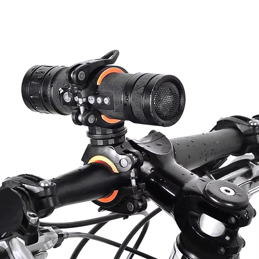Support de lumière de vélo multifonctionnel rotatif à 360 degrés