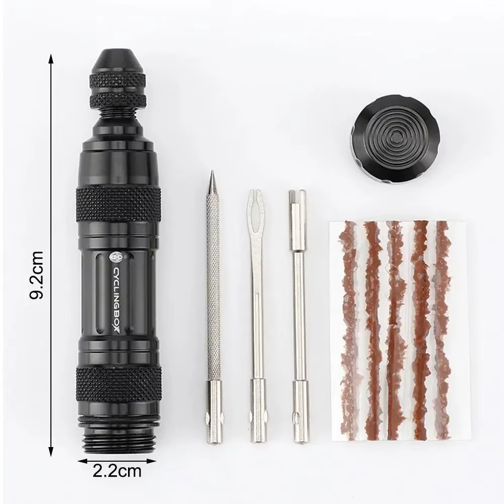 Kit de réparation de pneus tubeless pour vélo