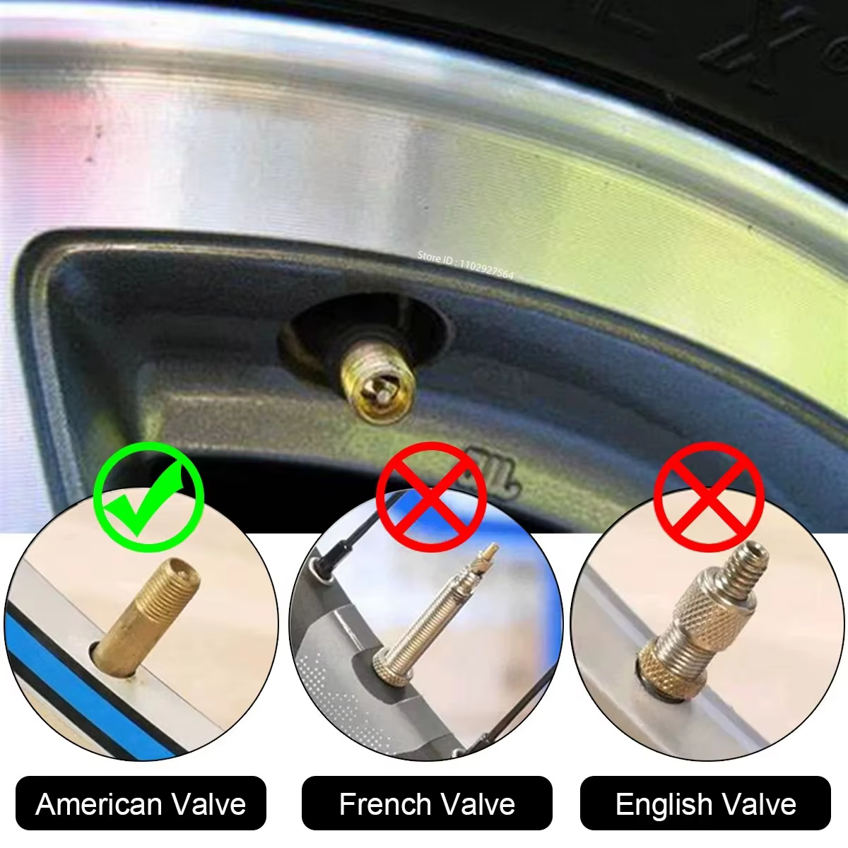 Poignée fendue pour vélo de voiture, tige de Valve de pneu, dissolvant de noyau, tournevis, réparation de pneus, Kit d'outils d'installation, accessoires automobiles et motos
