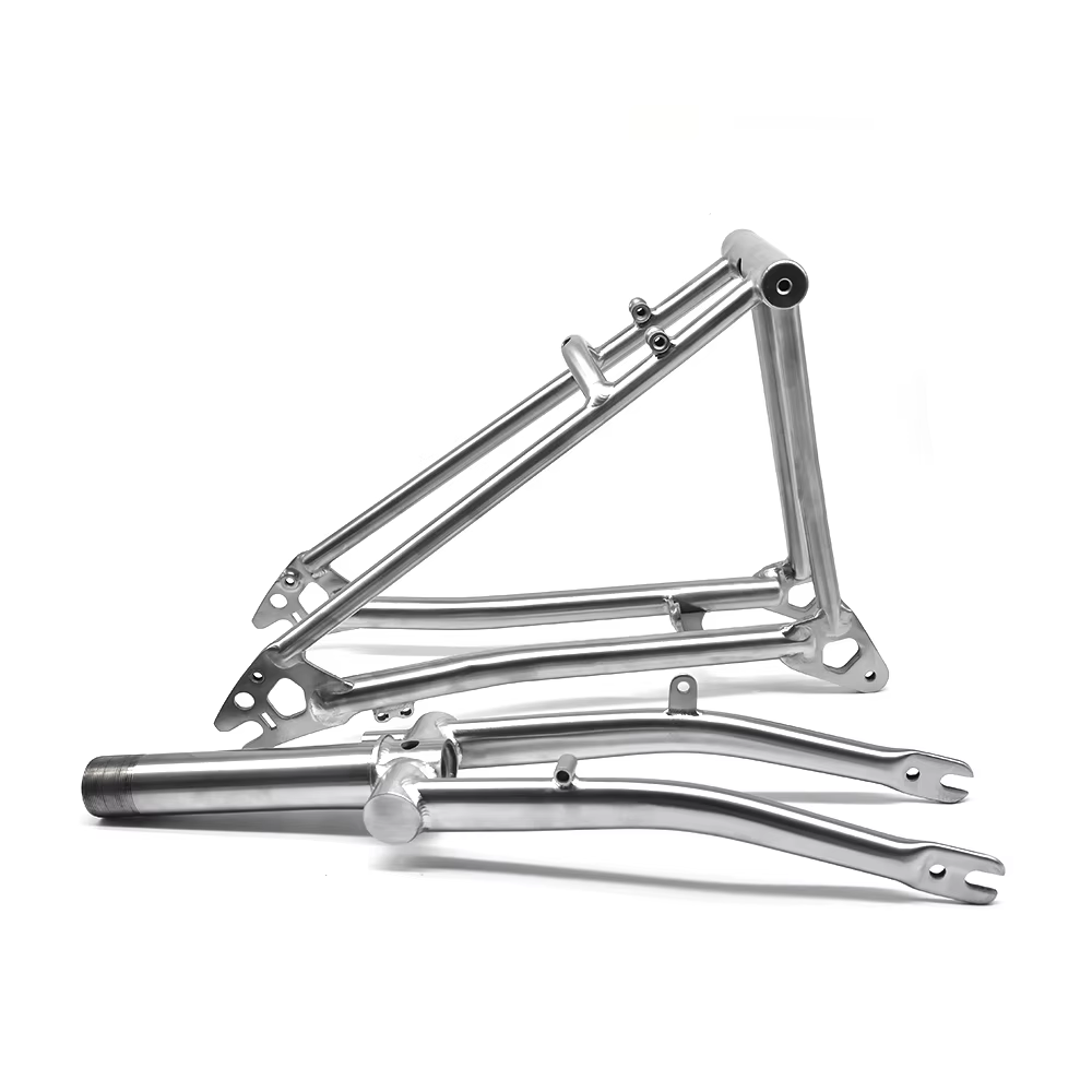 Triangle arrière de vélo en titane pour P Line