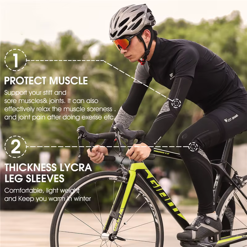 WEST BIKING-Jambières de vélo coupe-vent pour hommes et femmes