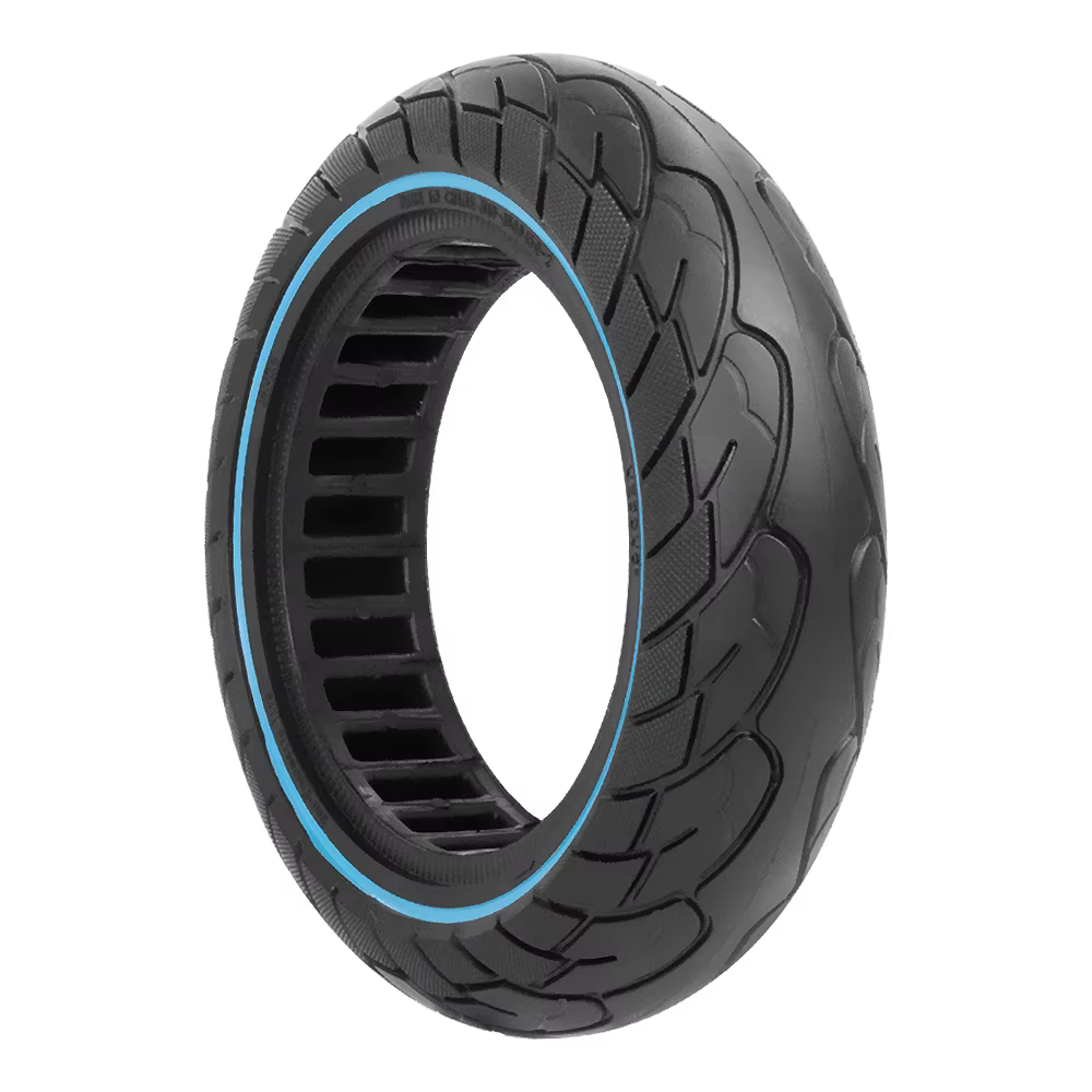 Pneus sans chambre à air 10x2.5, pneu solide 60/70 – 6.5 pour Scooter électrique Ninebot Max G30, pneu en nid d'abeille creux antidéflagrant de 10 pouces