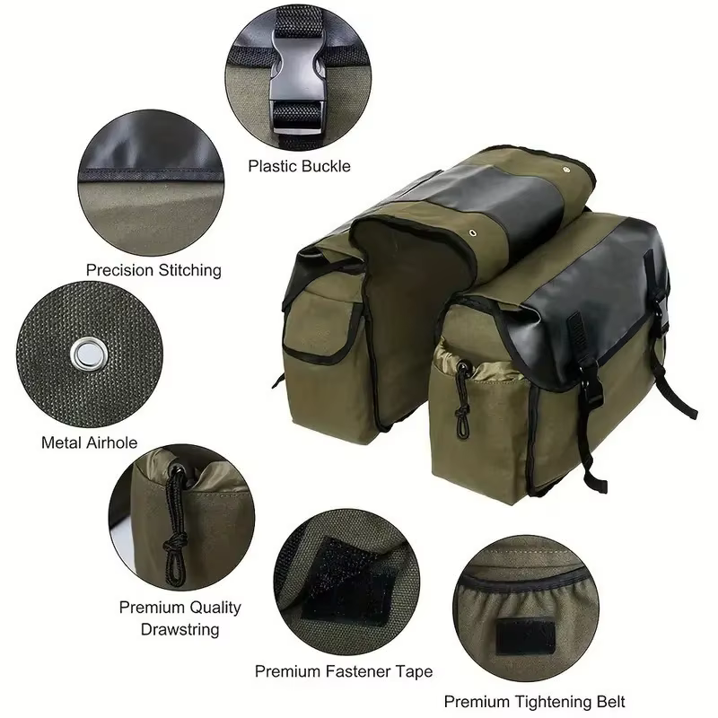 Sac de vélo double face 30-40L