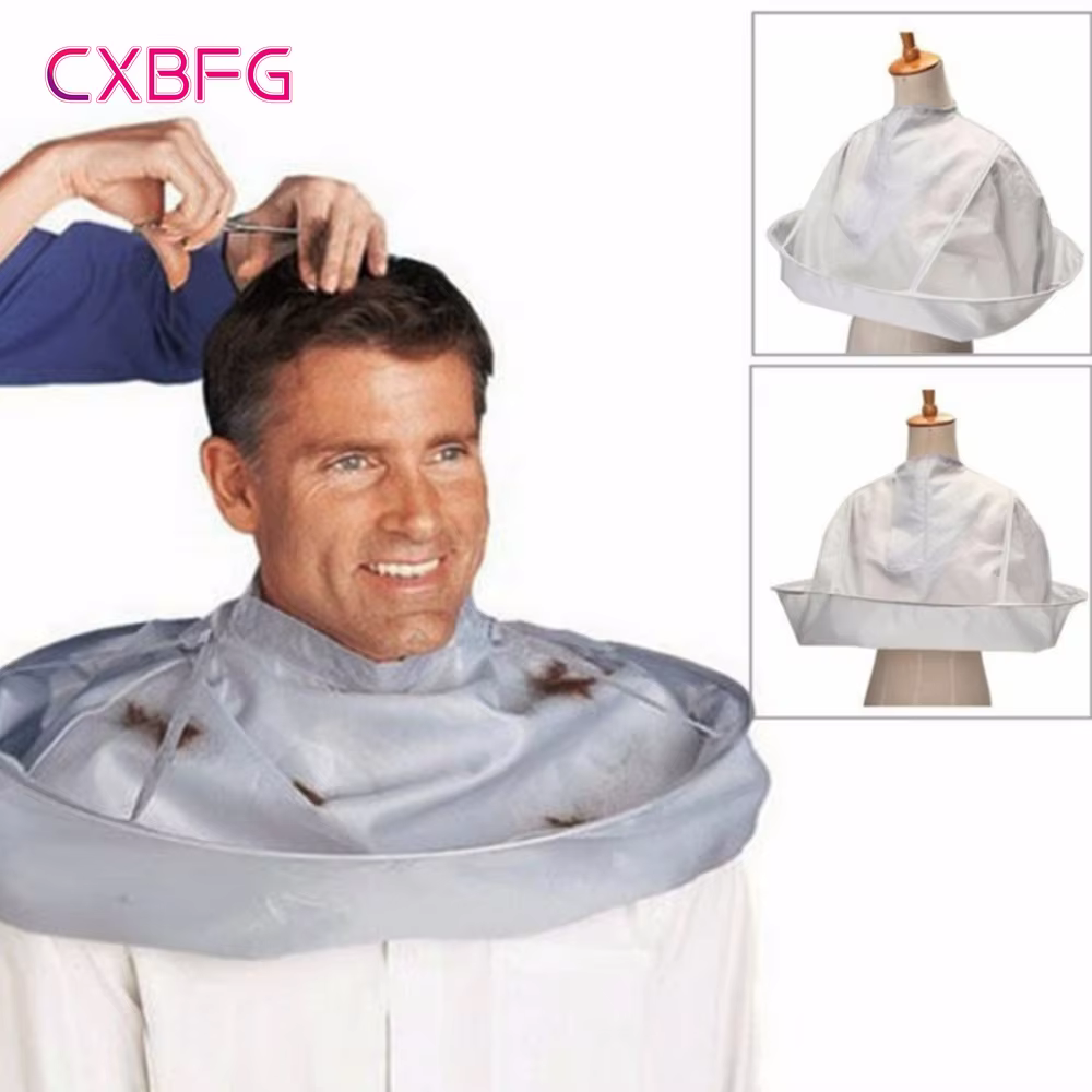 Cape de coiffure créative bricolage Cape de coupe de cheveux tablier Cape de cou Capes de coupe de cheveux cadeau pour outils de coiffure accessoires de Salon
