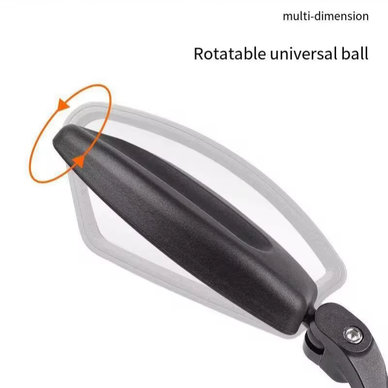 Rétroviseur de vélo VTT HD réflexion miroir batterie