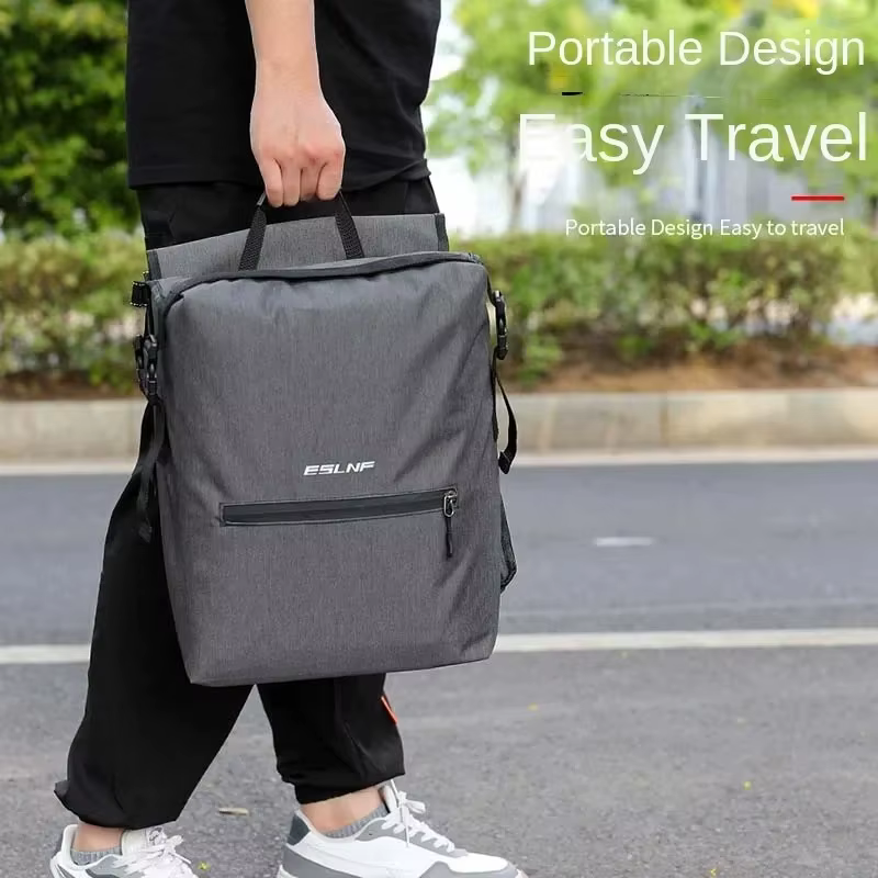 ESLNF sac de siège arrière de vélo 25L grande capacité sacs à bagages extérieurs imperméables cyclisme vtt