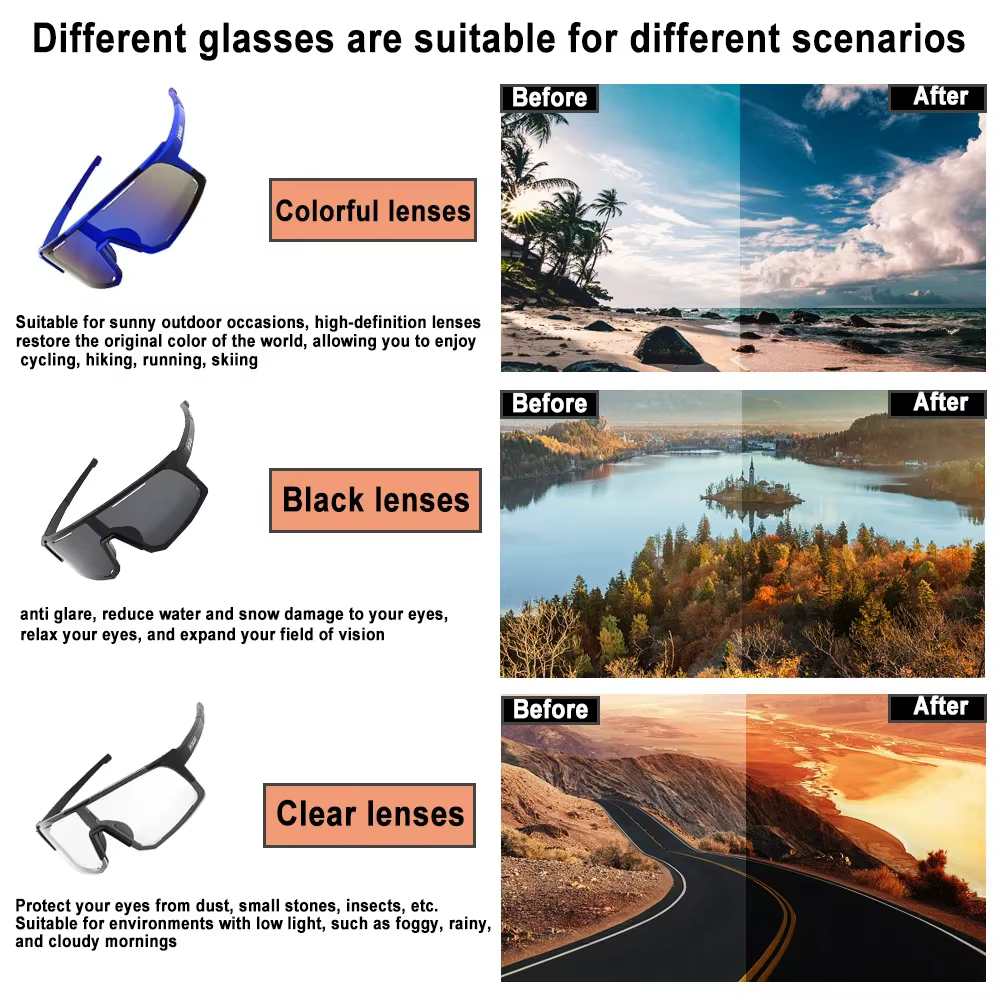 Giant【 Lunettes de soleil de pêche pour cyclisme – Unisexe